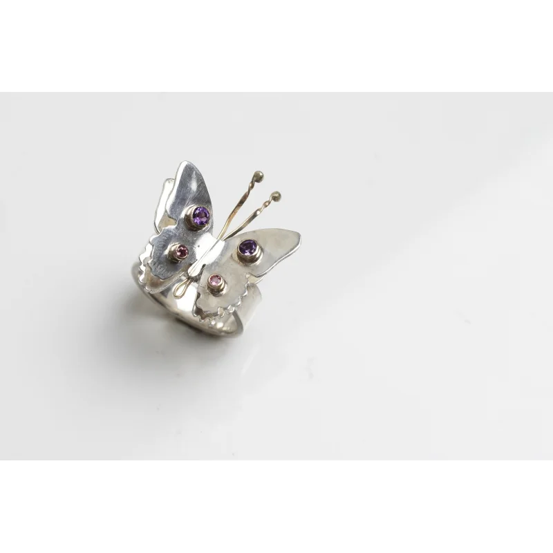 Painted Lady Fluttering Ring