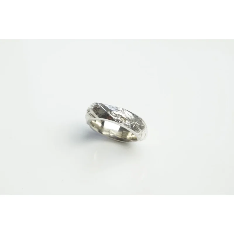 Textured Silver Ring